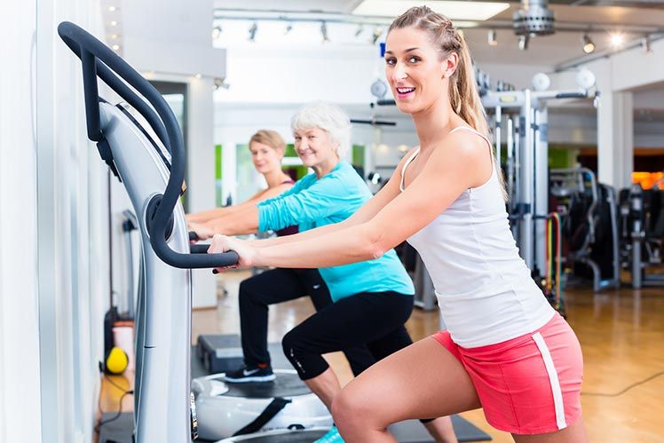 Fitnessstudio Dresden Perfect Body - Rückentraining mit der Vibrationstherapie